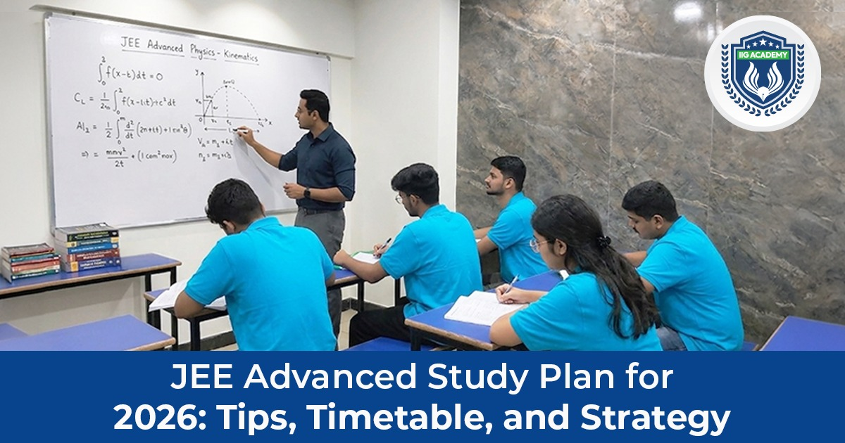 JEE Advanced Study Plan 2026